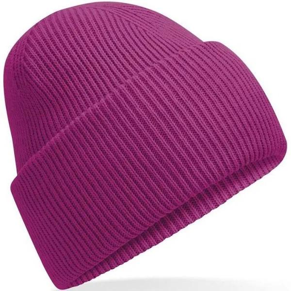 Classic Engineered Deep Cuffed Beanie Festival Fuchsia - Beechfield BF385R