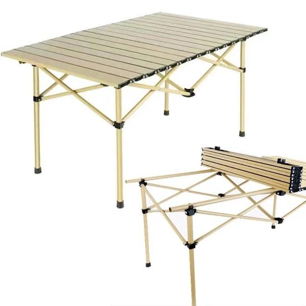 Aluminum Camping Foldable Table Picnic BBQ Desk Outdoor