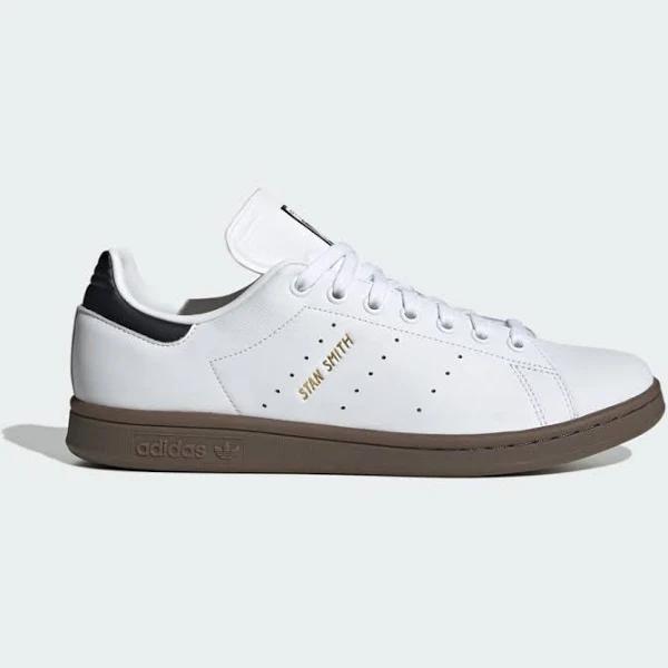 Adidas Stan Smith Shoes White / Black / Gum M 6.5 / W 7.5 - Men Lifestyle Trainers