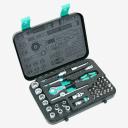 Wera 8100 SA 4 Zyklop Ratchet Set with 1/4" Drive, 41-Piece Set