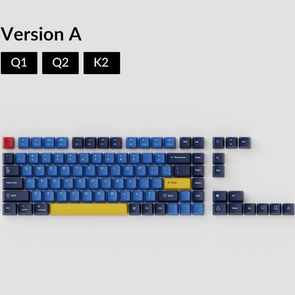 Keychron K2/Q1 OEM Profile Dye-sub Pbt Keycap Set- Beach JM-42/MT-03