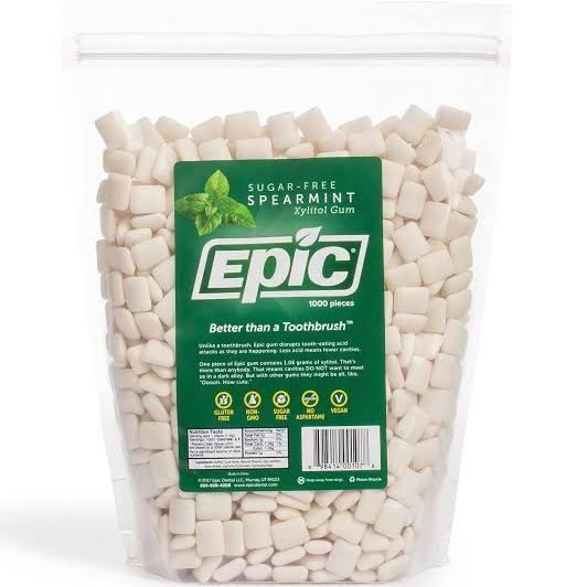 Epic Dental Spearmint Xylitol Gum 1000-pieces