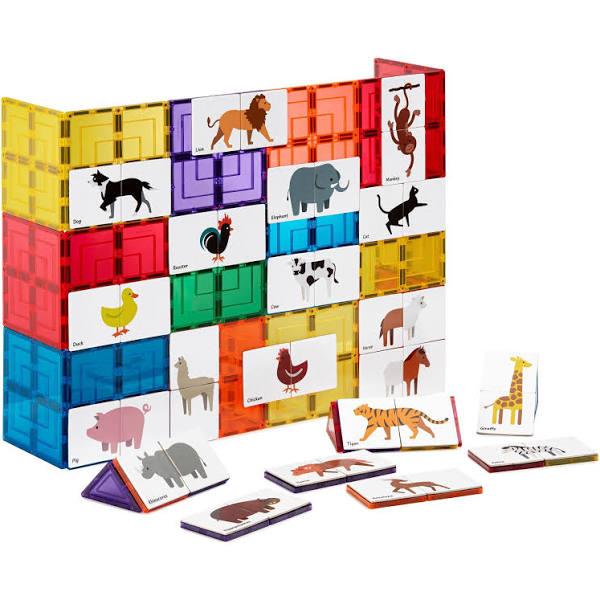 Magnetic Tile Topper - Duo Animal Puzzle