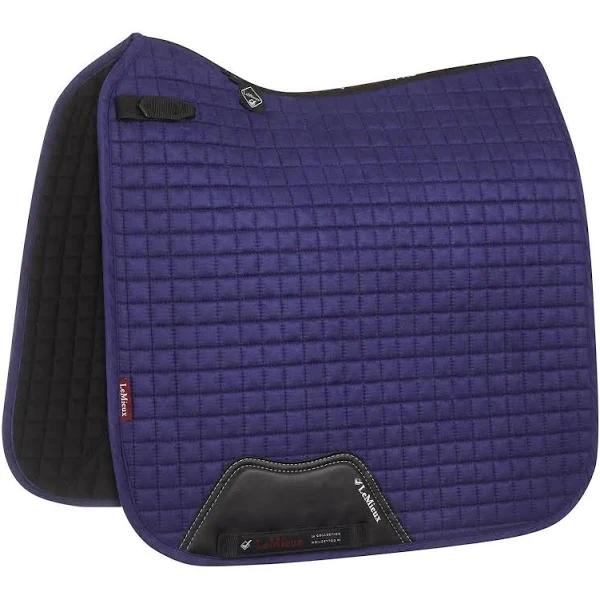 LeMieux proSPORT Suede Dressage Square Saddlecloth - Ink Blue