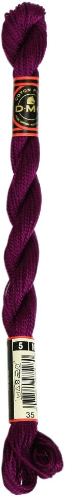 DMC Perle 5 Cotton, #35 Violet of Bishop, 25m Skein - Violet of Bishop