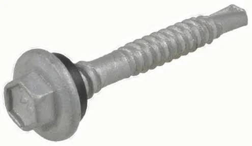 12G (5.50mm) x 51mm Neo Surfmist Hex Flange (5/16") Metal Top Grip Roofing Screw Galvanised