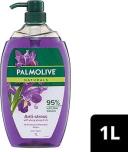 Palmolive Naturals Body Wash 3L (3X1L), Anti-stress with Ylang Ylang and Iris, Soap Free Shower Gel, No Parabens or Phthalates