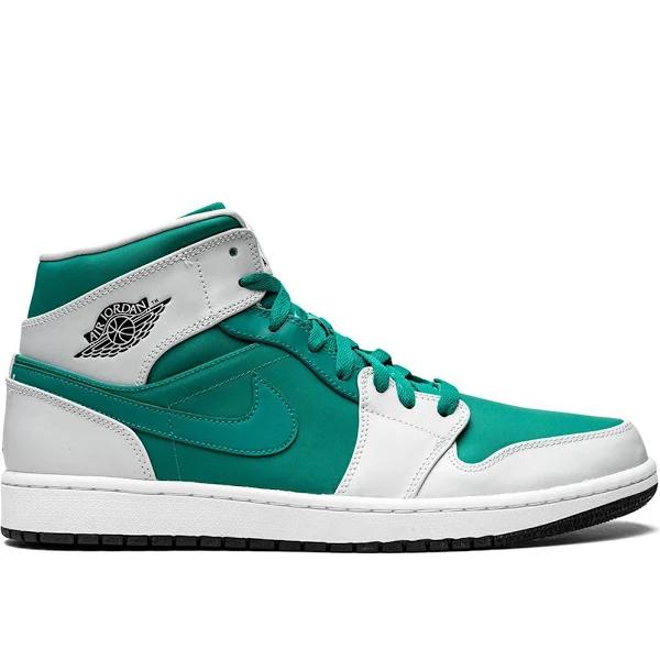 Air Jordan 1 Mid Lush Teal Shoes - Size 14 - Lush teal/black/pure Platinum