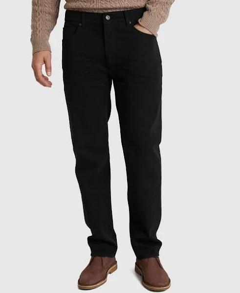 Trenery Men Regular Black Wash Jeans Cotton/Elastane