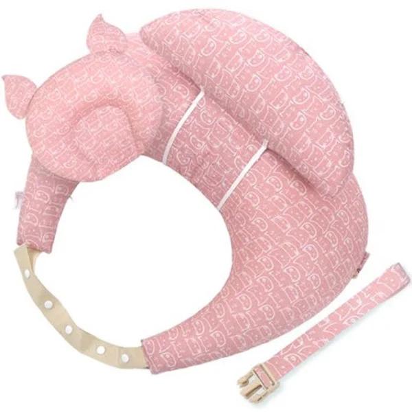 Pillow and Positioner For Baby Breastfeeding With Detachable Backrest Pink