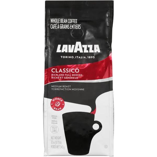 Lavazza Classico Whole Bean Coffee Blend Medium Roast 12oz, Classico