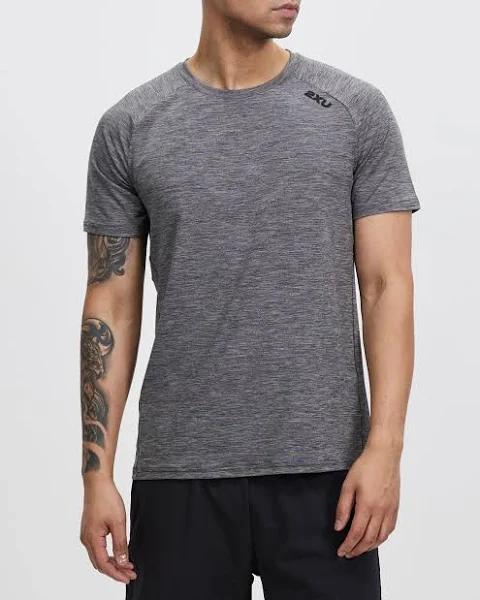 2XU | Mens Motion Tee (Harbor Mist/Black) L