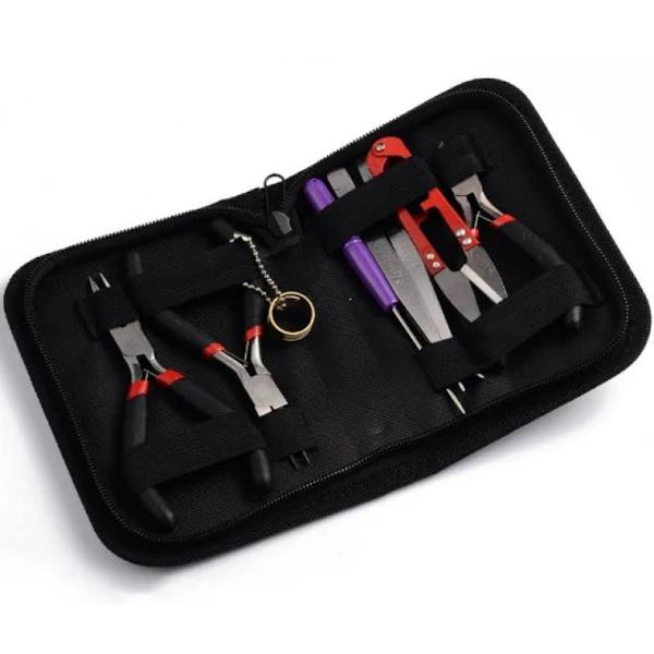 Tool Kit Jewellery Making DIY Hand Tools 8 Piece Set in Wallet Portable