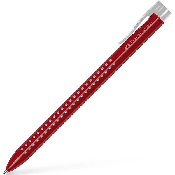 Faber-Castell Grip 2022 Retractable Ballpoint Pen - Red