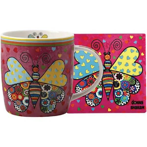 Maxwell Williams Royal Childrens Hospital UooUoo Mug 370ml & Coaster Donna Sharam Set