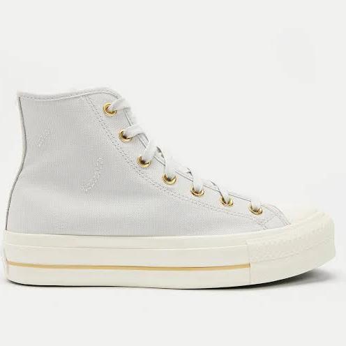 Converse Chuck Taylor All Star Lift Platform Tailored Lines Sneakers in Barely Grey 6