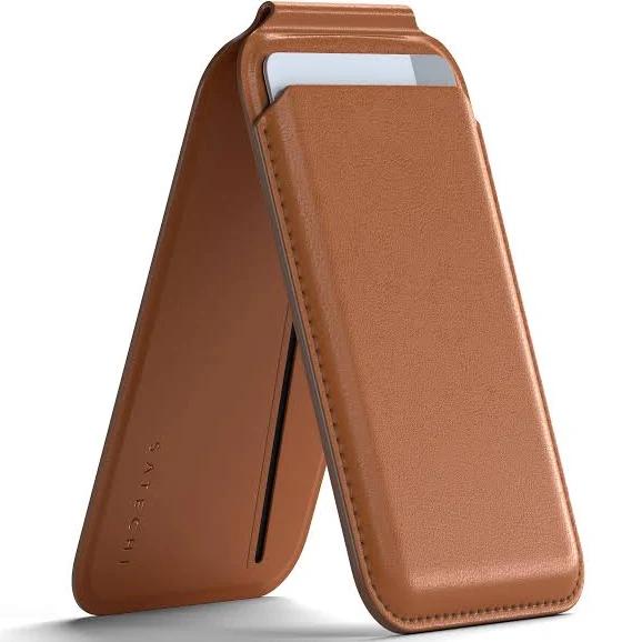 Satechi Magnetic Wallet Stand for iPhone (Brown)