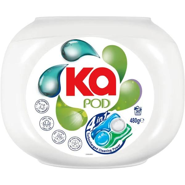 KA Pod 4 in 1 Antibacterial Laundry Capsules 30 Pack