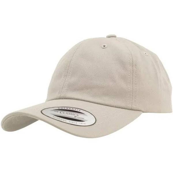 Yupoong Flexfit 6-Panel Baseball Cap with Buckle Stone One Size