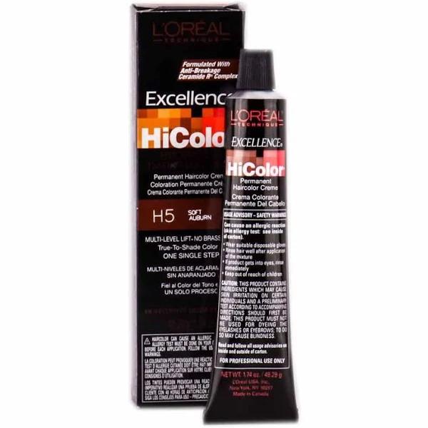 L'oreal Excellence HiColor H5 Soft Auburn 1.74 oz