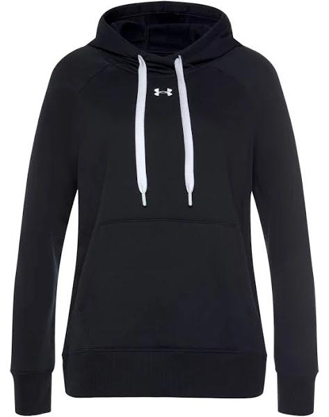 Under Armour Womens Rival Fleece HB Hoodie - Black