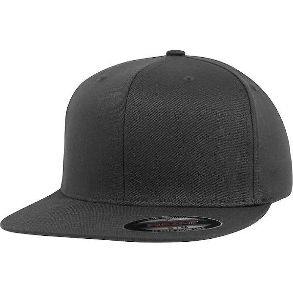 Flexfit Flat Visor Fitted Cap - Dark Grey