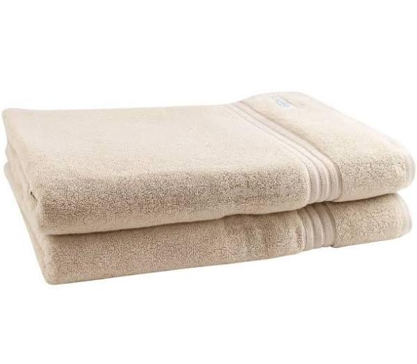 2pc Onkaparinga 90x167cm Cotton Flinders Premium Bath Sheets Set 600GSM Linen