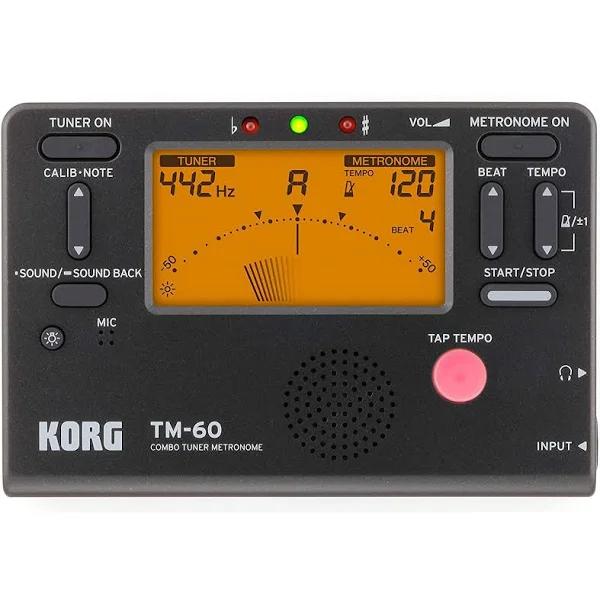 Korg TM-60 Combo Tuner Metronome (Black)