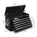 Giantz 9 Drawer Mechanic Tool Box Storage - Blue