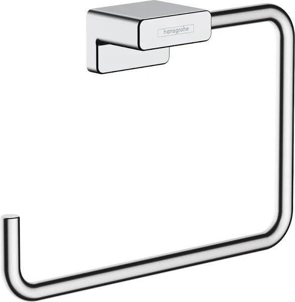 Hansgrohe 41754000 AddStoris Towel Ring, Chrome