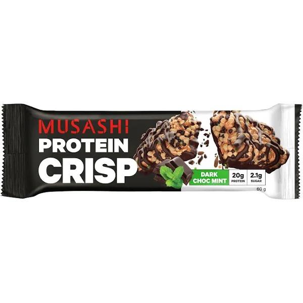 Musashi Protein Crisp Bar Dark Choc Mint 60g