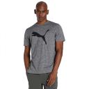 Puma Mens Favourite Heather Cat Train Tee Medium Gray Heather / XL