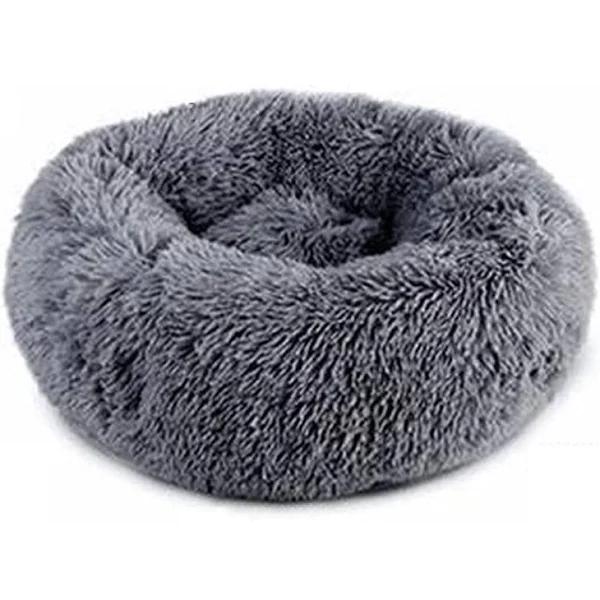 Cat Bed Pet Bed Dog Donut Nest Calming Deep Sleeping Soft Plush Kennel Washable