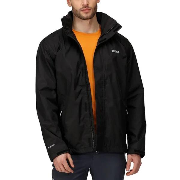 Regatta Mens Matt Waterproof Jacket Black 4XL