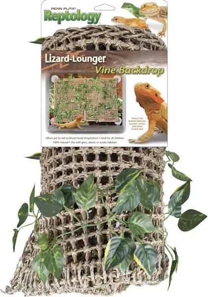 Penn Plax Reptology Lizard-Lounger Vine Backdrop - 1 Pack