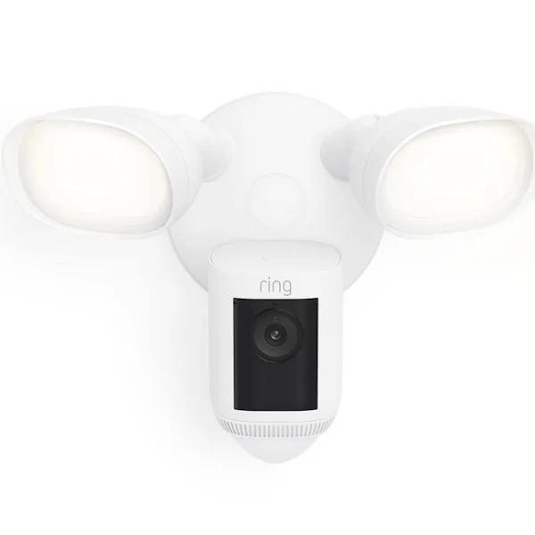 Ring Floodlight Camera Wired White