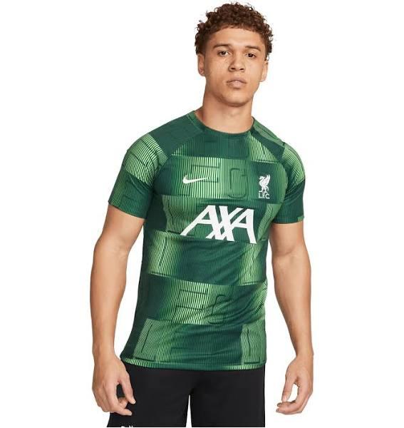 Liverpool Nike Academy Pro Pre Match Top - Dark Green