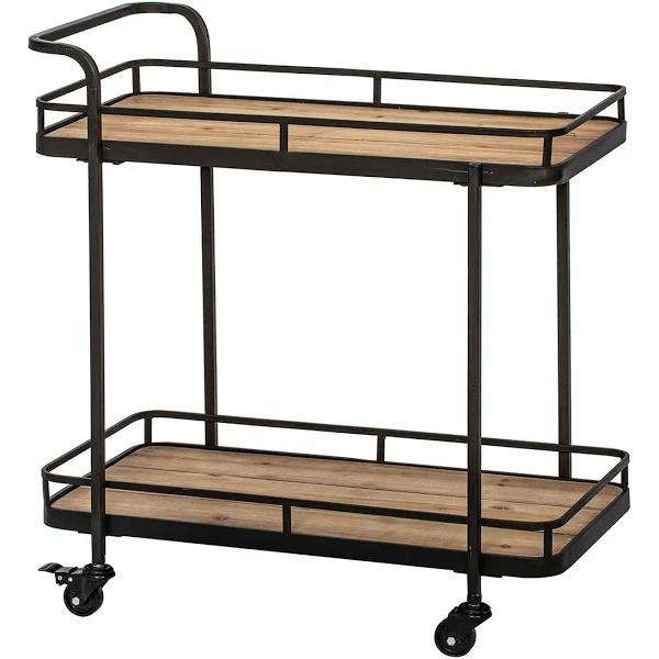 Bradley Rustic Bar Cart - AfterPay & zipPay Available