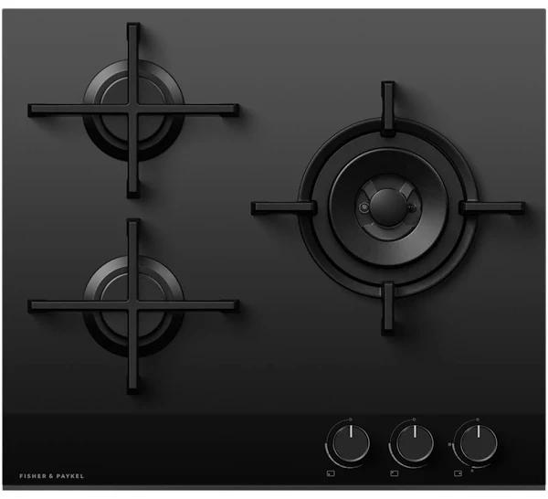 Fisher and Paykel CG603DLPGB4 - Gas On Glass Cooktop, 60cm, LPG