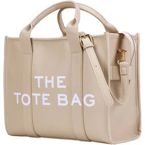 Work Tote Bags for Women - Trendy Personalized Oversized PU Leather Tote Bag Top-handle Shoulder Crossbody Bags