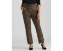 Millers Tapered Leg Joggers with Tie Front Pants - Womens - Animal BLK & Beige AU Size 16 - AfterPay & zipPay Available