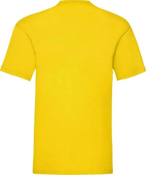 Fruit of The Loom Mens Valueweight T-Shirt Yellow L Cotton Mens T-Shirt