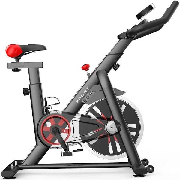 Exercise Spin Bike 8kg Flywheel Fitness Commercial Home Gym Black Unique Design