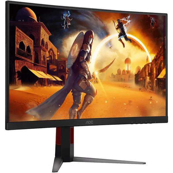 AOC CQ27G4 27" QHD 180Hz Curved Gaming Monitor 2560x1440 - 1ms - HDR10 - HDMI+