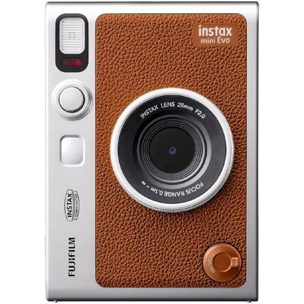 Fujifilm Instax Mini Evo Camera Brown