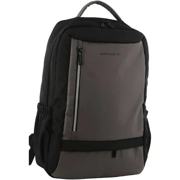 Pierre Cardin Travel & Business Backpack with Built-in USB Port in Dark Grey