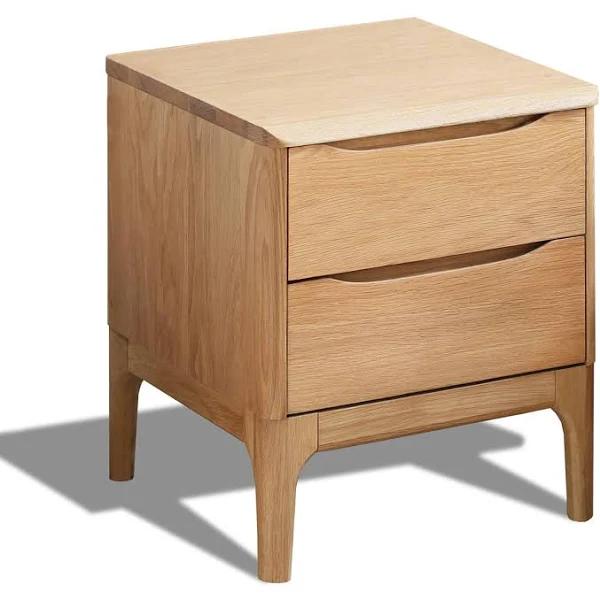 MIUZ Solid Timber Bedside Tables Drawers Side Table Nightstand Storage Cabinet Wood