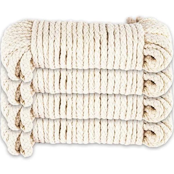 Handy Hardware 4pce Rope Cotton 15m Multi-purpose Strong Durable DIY Projects