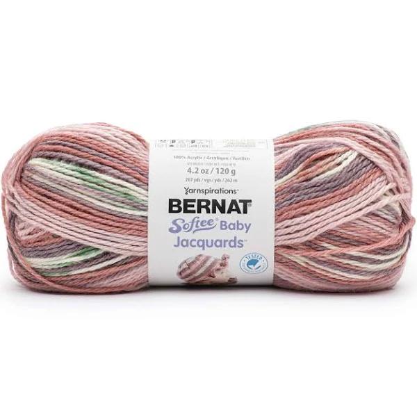 Bernat Softee Baby Jacquards Yarn Faded Blooms*