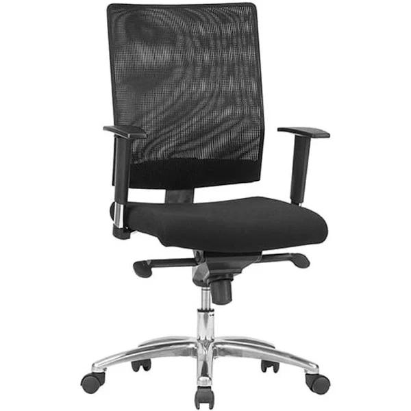 Cleo Executive Chair Black Fabric - AfterPay & zipPay Available